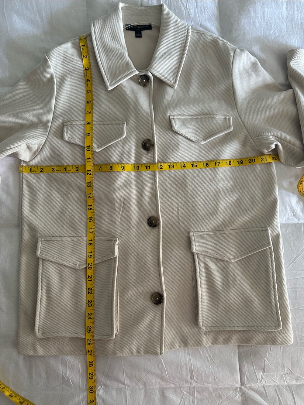 Banana Republic Beige Utility Jacket - Picture 2 of 6